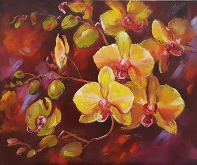 "Жълти орхидеи"